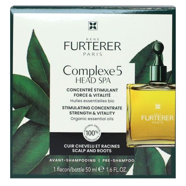 Complexe 5 HEAD SPA Concentré stimulant force et vitalité - avant shampooing - 50mL