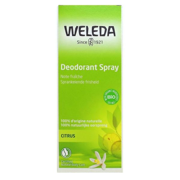 Weleda Citrus Deodorant Spray Fl 10Ml