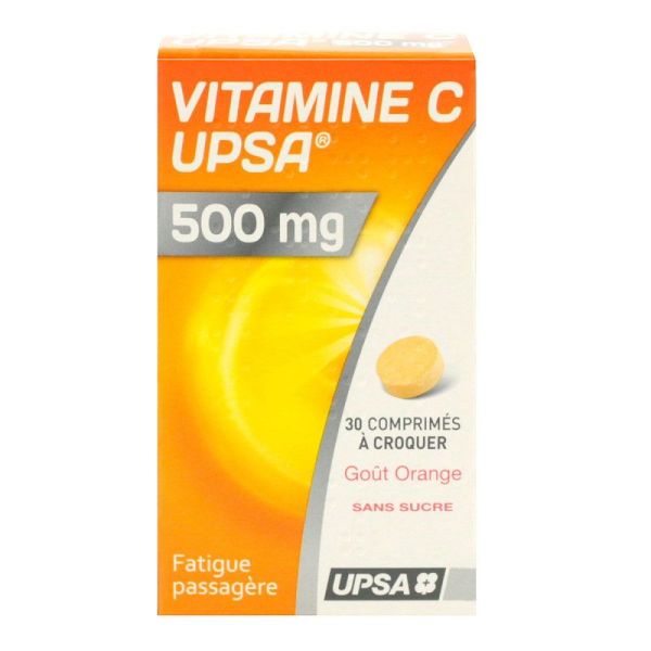 Vit C 500mg Upsa Cpr Ss Orange  30