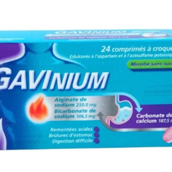 Gavinium 24 comprimés à croquer