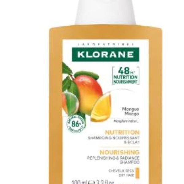 Klorane Shampoing Nutrition Mangue 100 mL