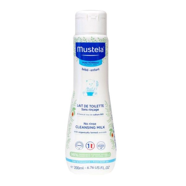 Mustela Lait Toilette Pn 200ml S/rincage