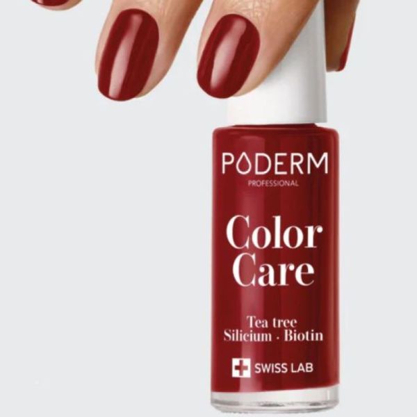 Poderm Vernis à Ongles Tea Tree Color Care Rouge Allure 253