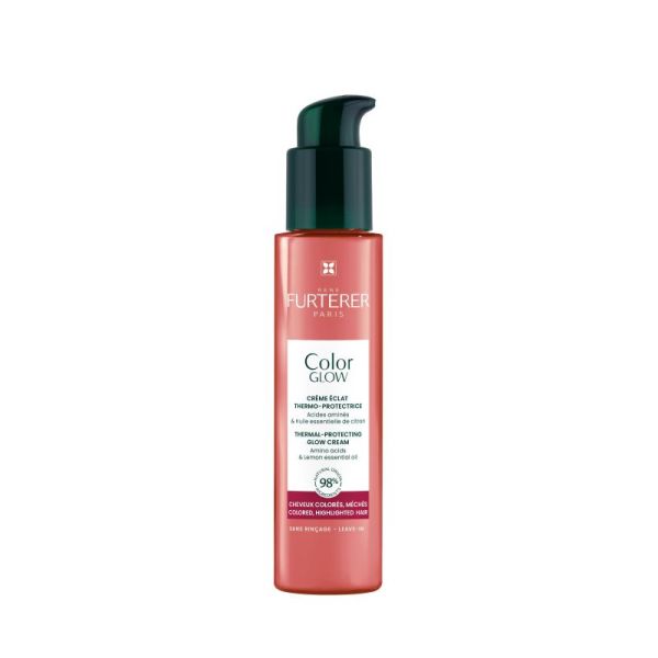 René Furterer Crème Éclat Thermo-Protectrice - Soin hydratant brillance cheveux colorés - COLOR GLOW