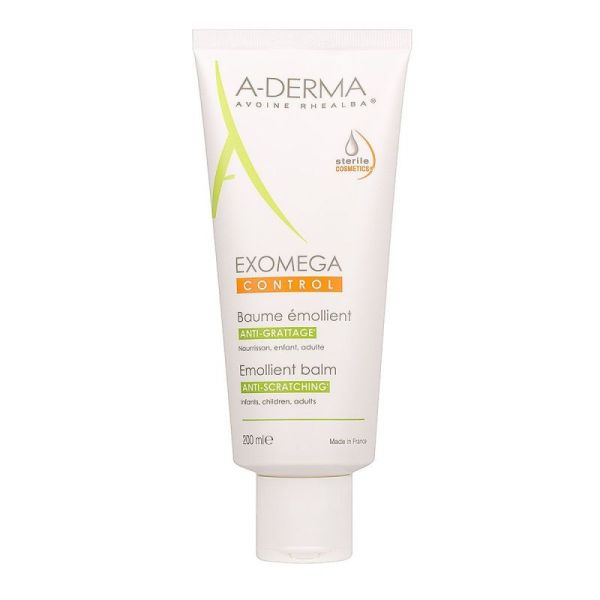 A-DERMA EXOMEGA CONTROL Baume émollient Cosmétique stérile - Peaux sujettes à l'eczéma atopique - Vi