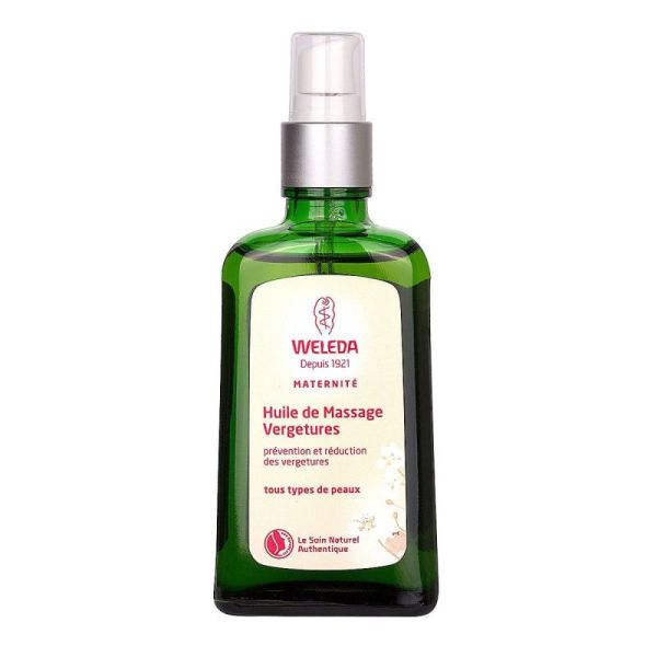 Weleda Huile Massage Vergetures 100 Ml