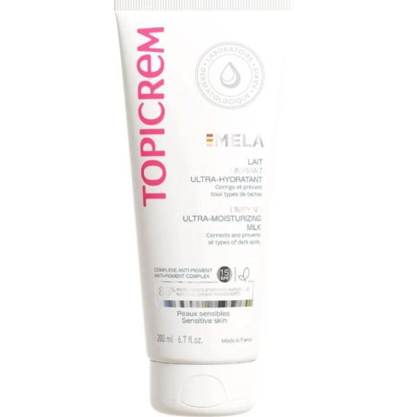 Topicrem Mela Lait Unif Uh Tb200Ml1