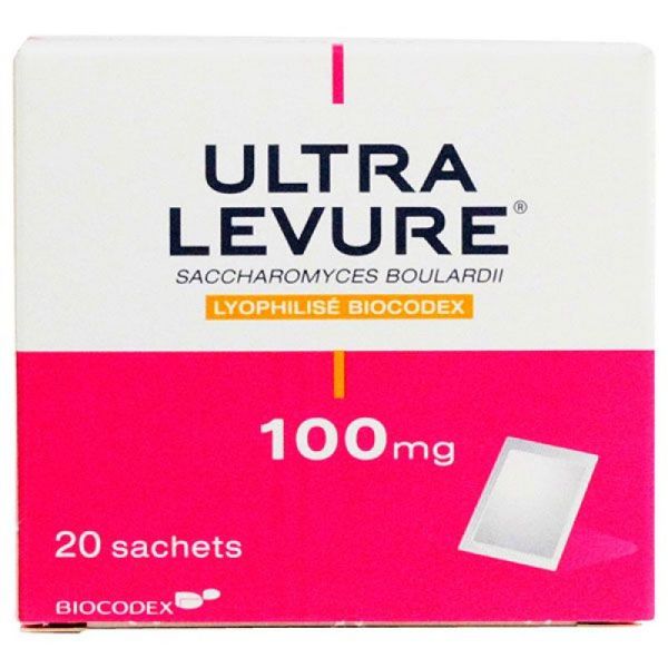 Ultra-levure 100mg Pdr Sach 20