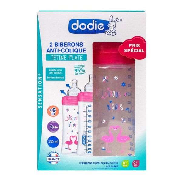 Dodie Bib 330ml T Pla3 Fus Cyg2