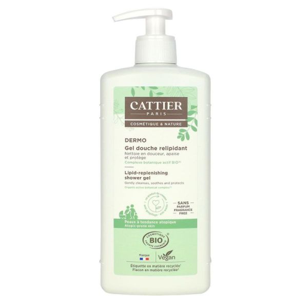 Cattier Gel Douce Cica Relipidant 500Ml