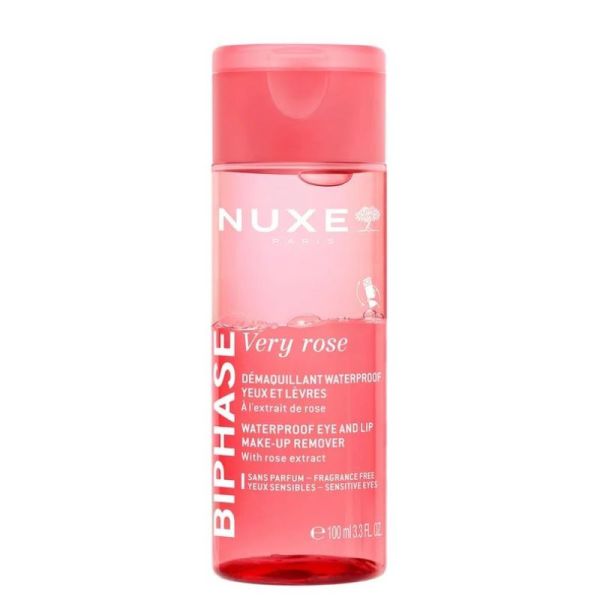 Nuxe Very Rose Biphase démaquillant waterproof