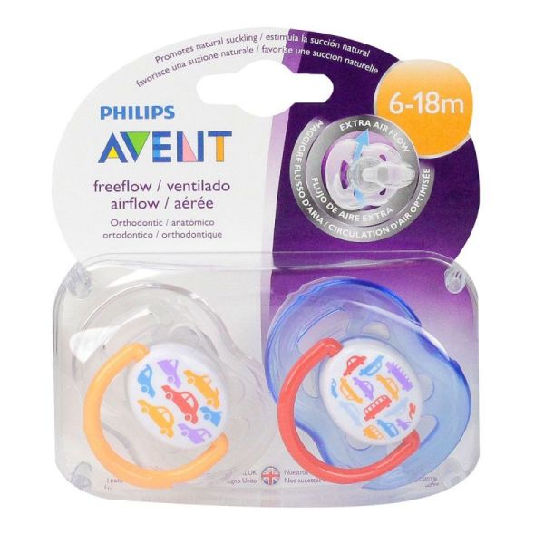 Avent Sucet Decorees 6-18m Lot2