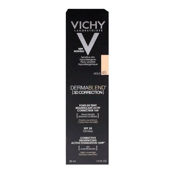 Vichy Dermablend 3d C 45 Dore 30ml 1