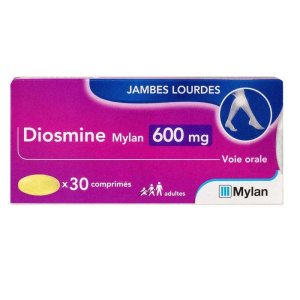 Diosmine Myl 600mg Cpr Bt30